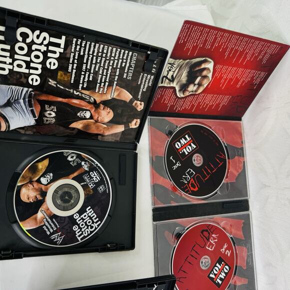 Stone Cold Steve Austin DVD Lot Attitude Era Volume 2, Cause SC Said So & Truth - Picture 7 of 7